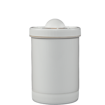 Jar - 300 ml - White - incl Spindle - 5 Pieces