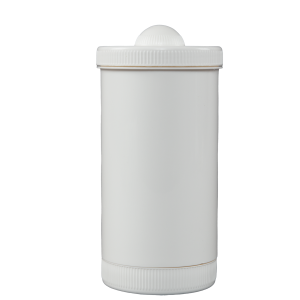 Jar - 500 ml - White - incl Spindles - 4 Pieces