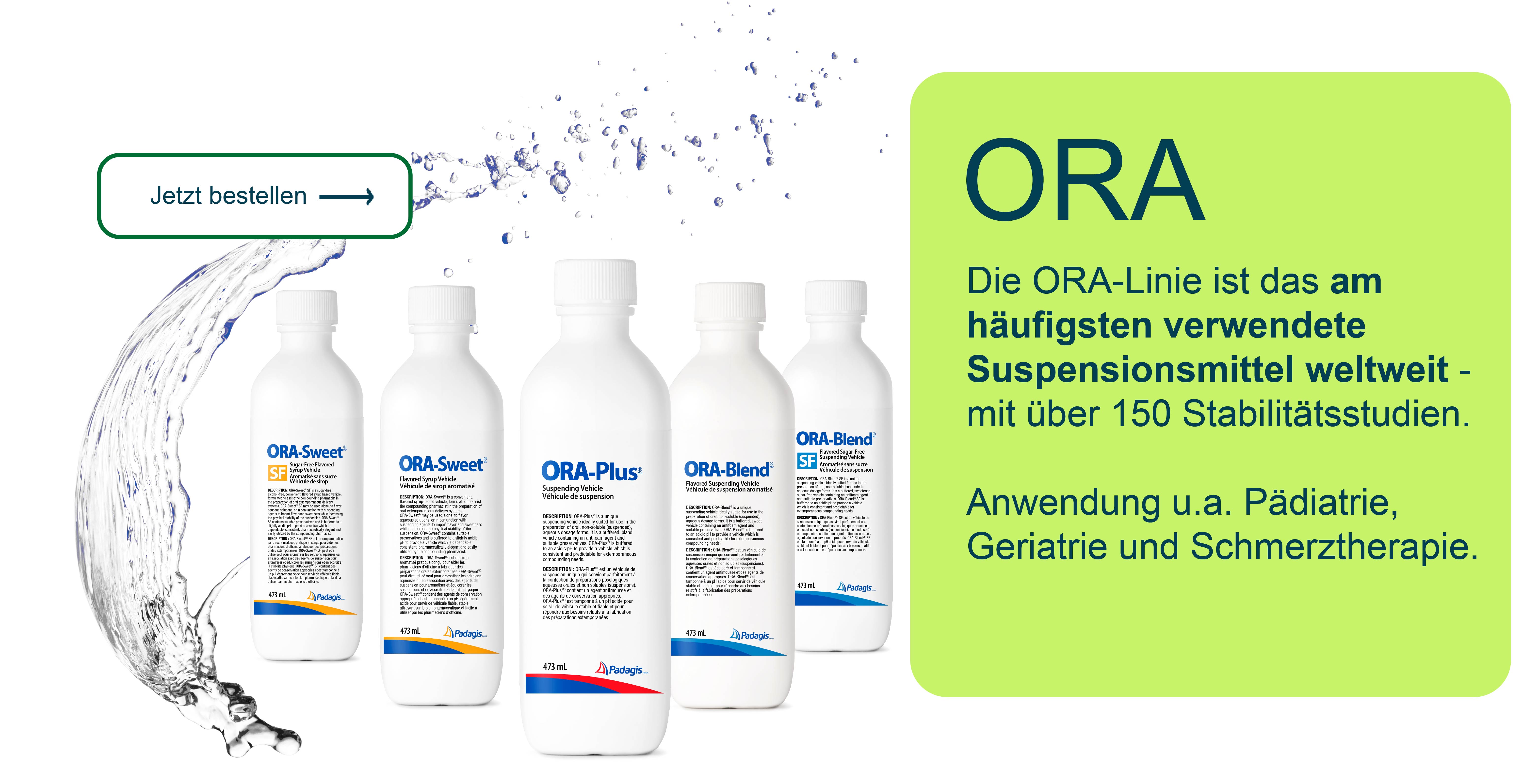 Jetzt ORA von Medisca bei Samix kaufen