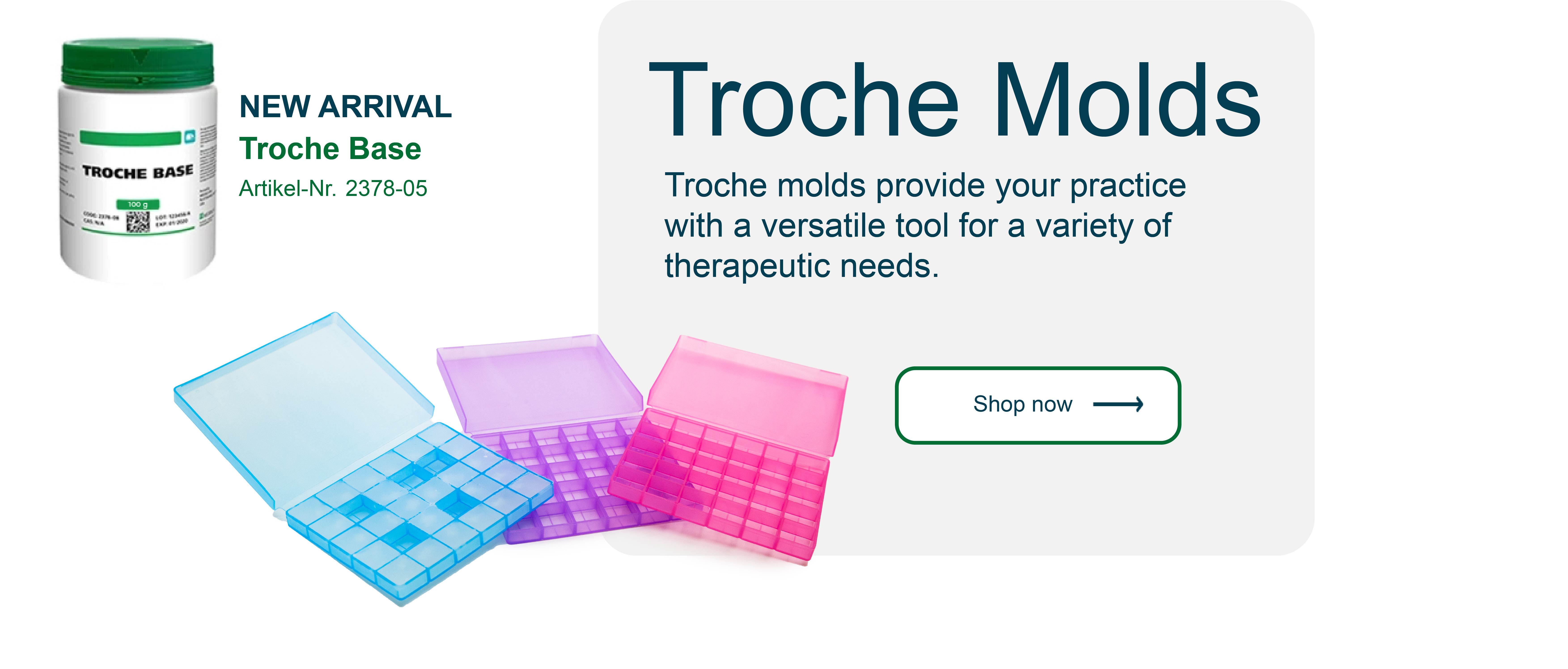 Purchase troche molds from Samix 